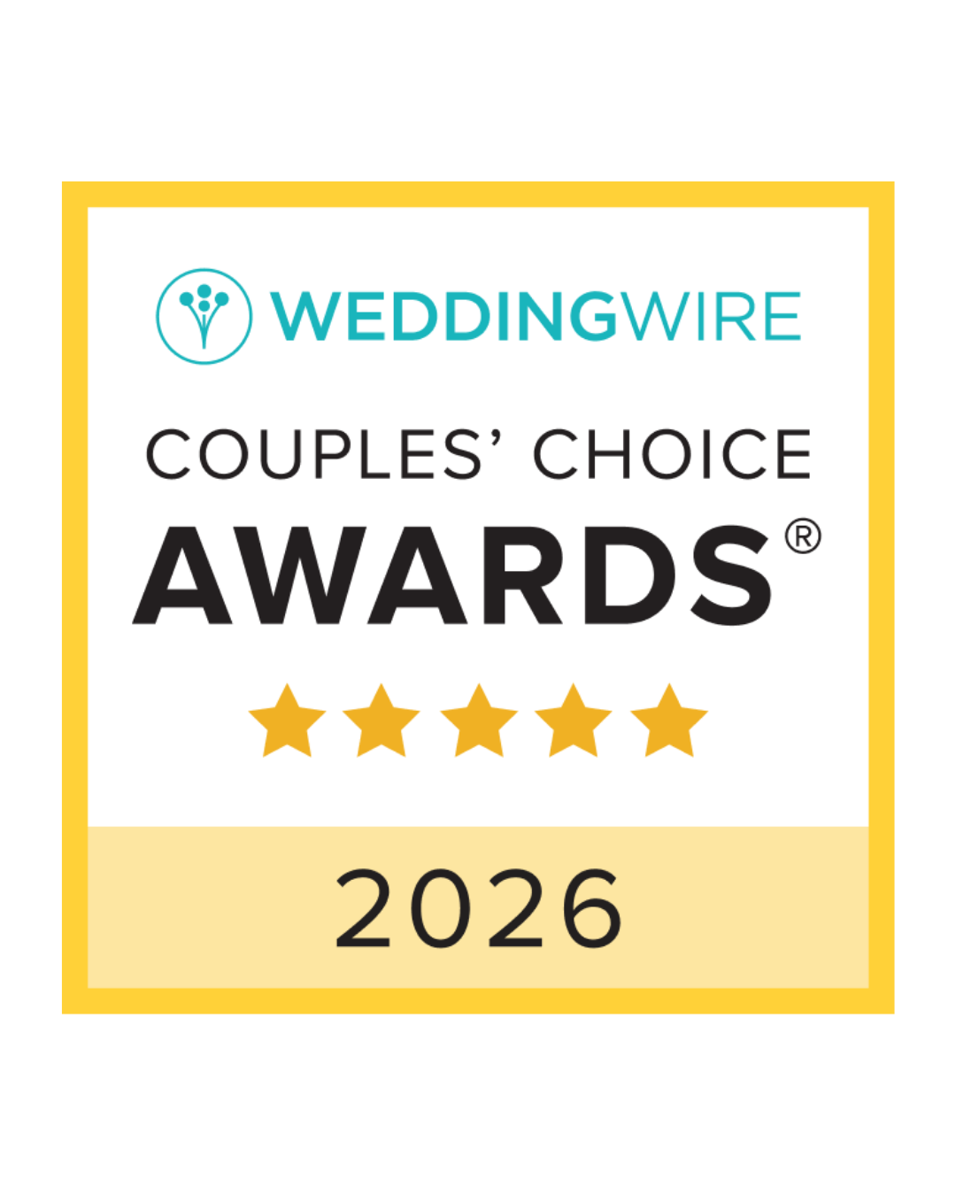 Wedding Wire Couples' Choice Awards 2026