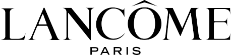 Lancôme logo in black serif text with “PARIS” below