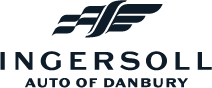Ingersoll Auto of Danbury logo in dark blue with stylized “I” above the name