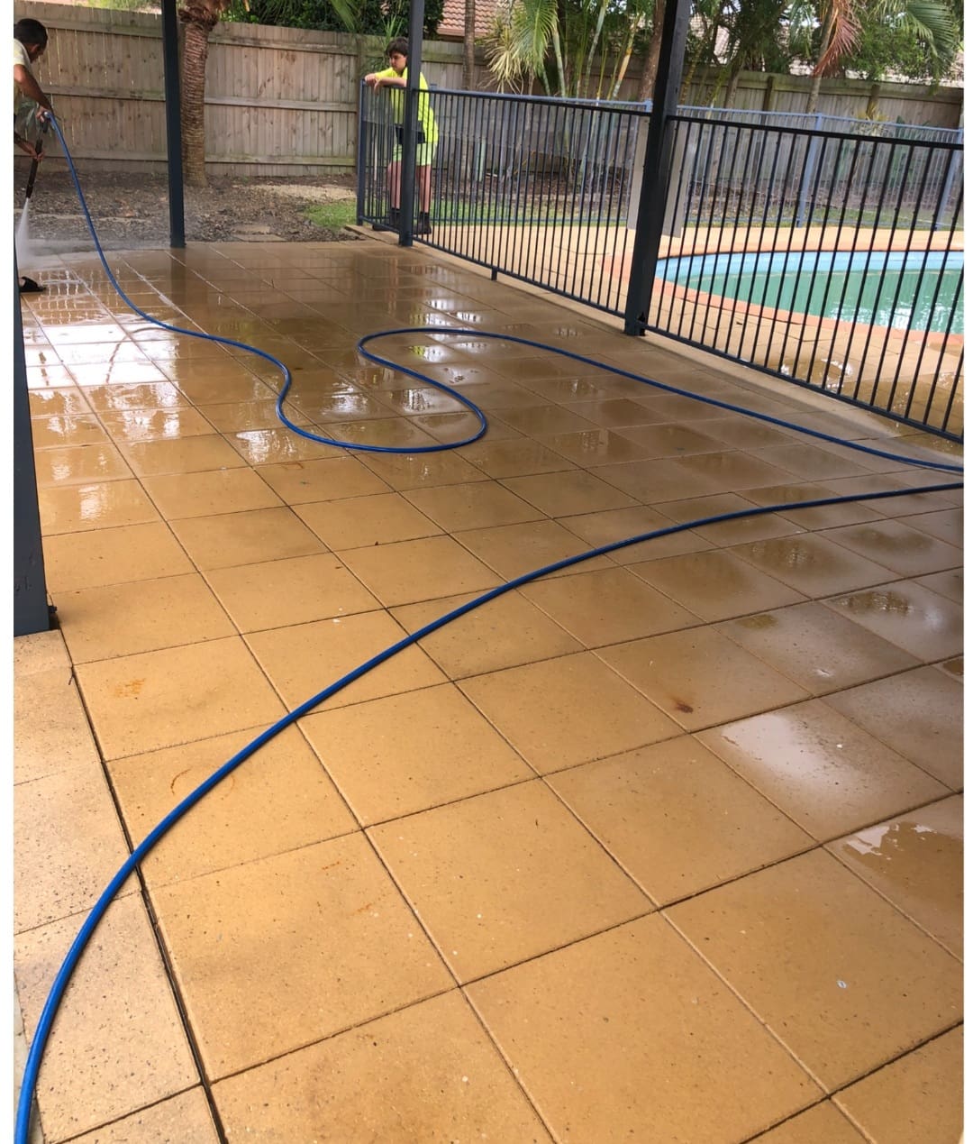 After Cleaning The Patio — Pressure Cleaning in Sunshine Coast, QLD