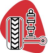 Tire and Suspension Icon | Woody's Automotive