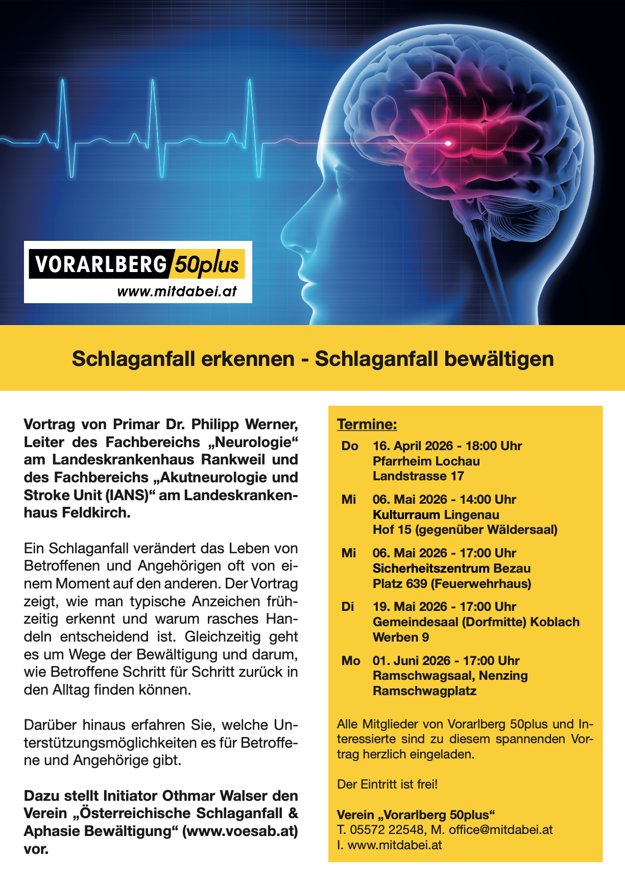 Schlaganfall erkennen