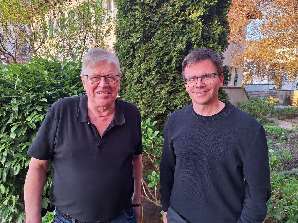 Othmar Walser (links) und Prim. Dr. Philipp Werner