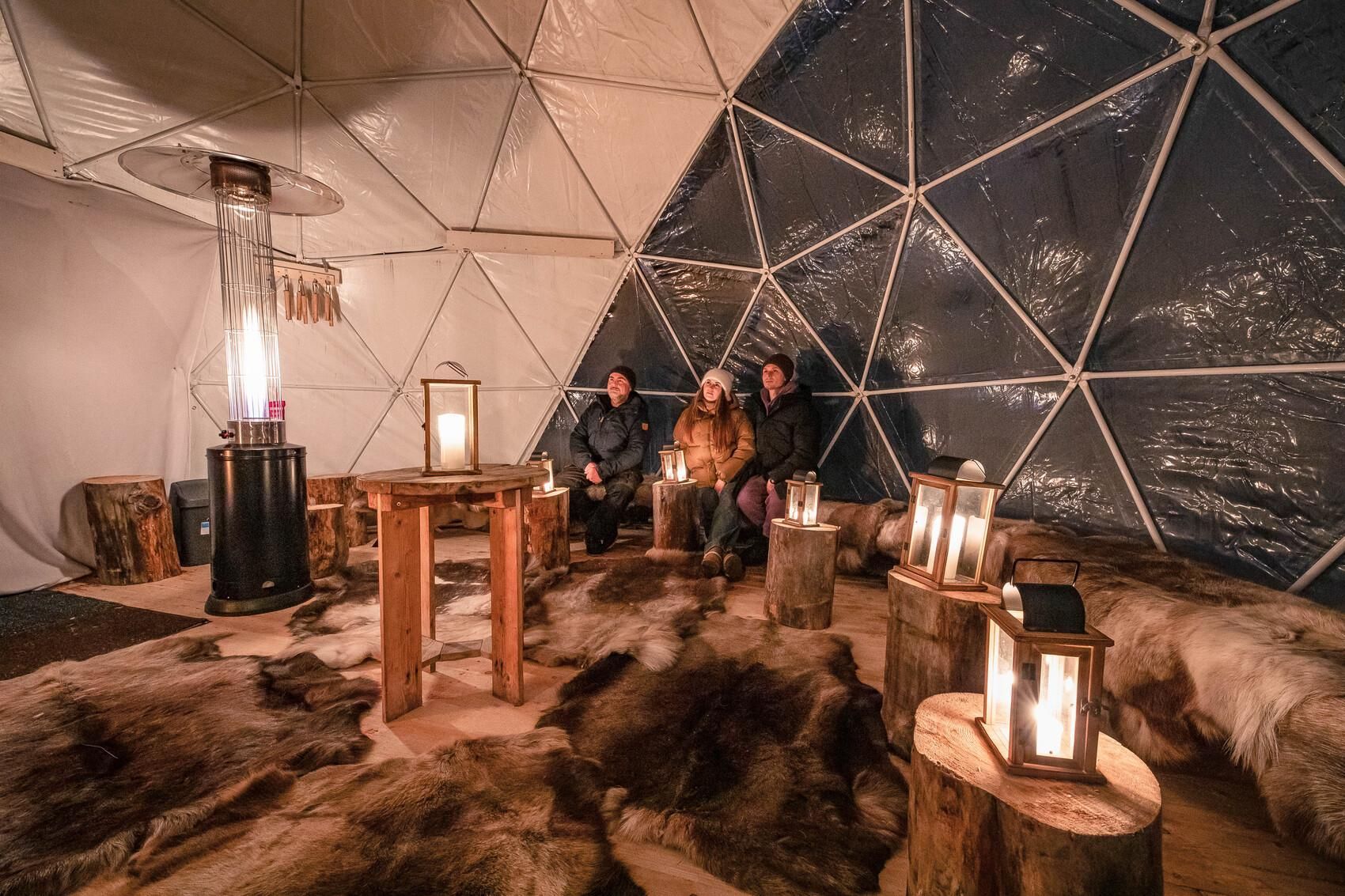 Polarman's Camp Rovaniemi Evening activity
