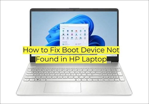 Hoe opstartapparaat niet gevonden in hp laptop repareren