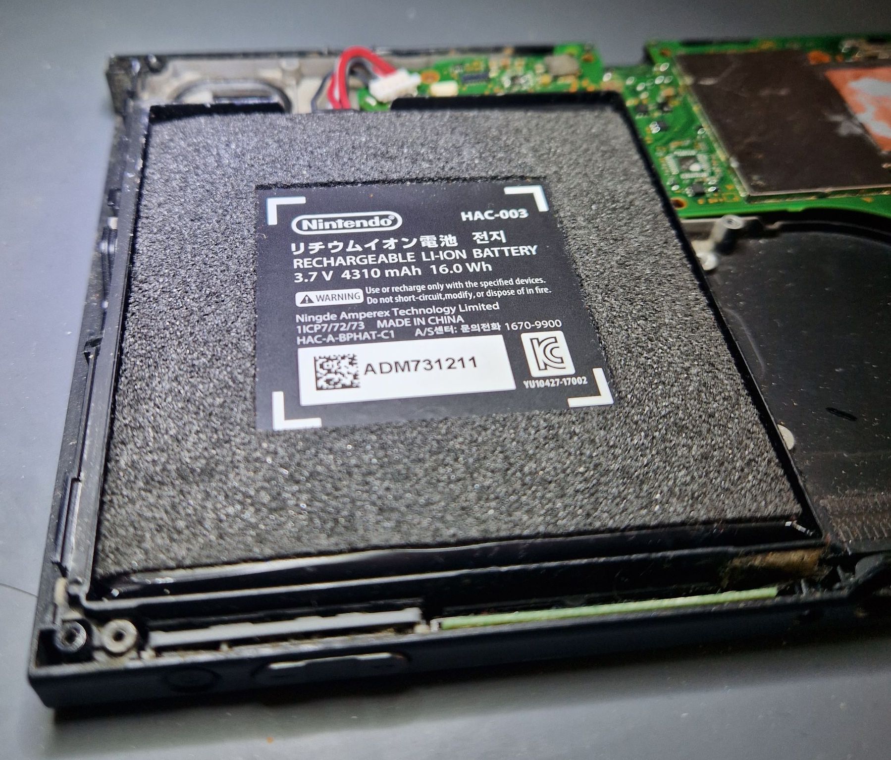 Nintendo Switch HAC-003 batterij vervangen