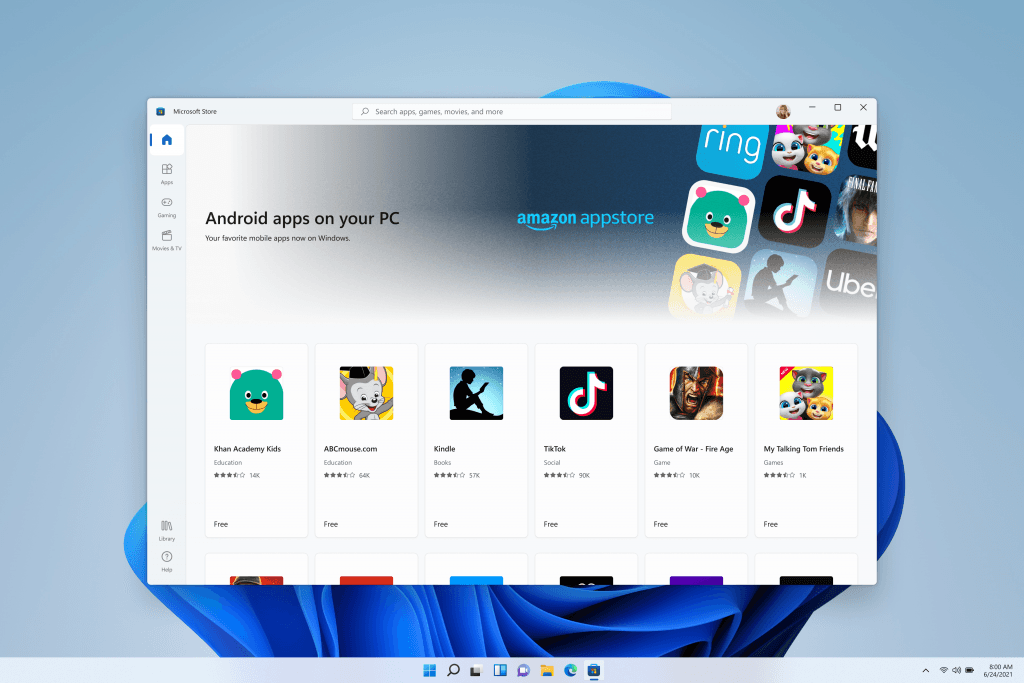 Windows 11 Android apps