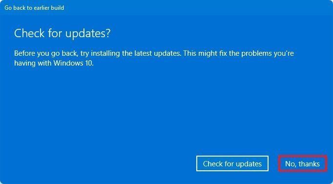 Check updates