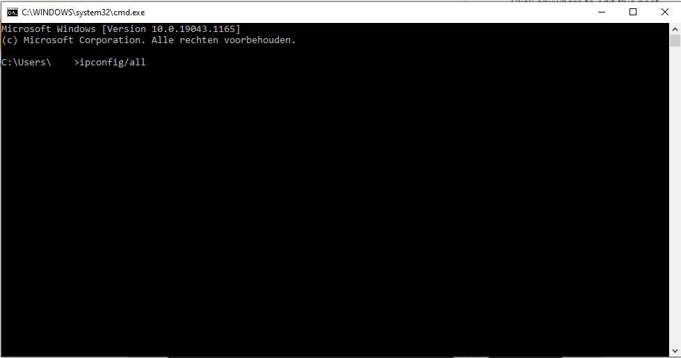 ipconfig /all