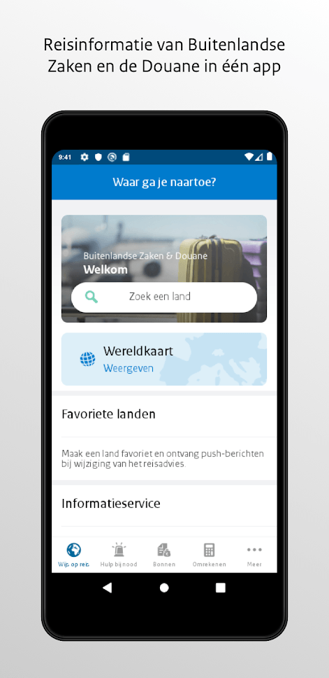 Douane Reisapp