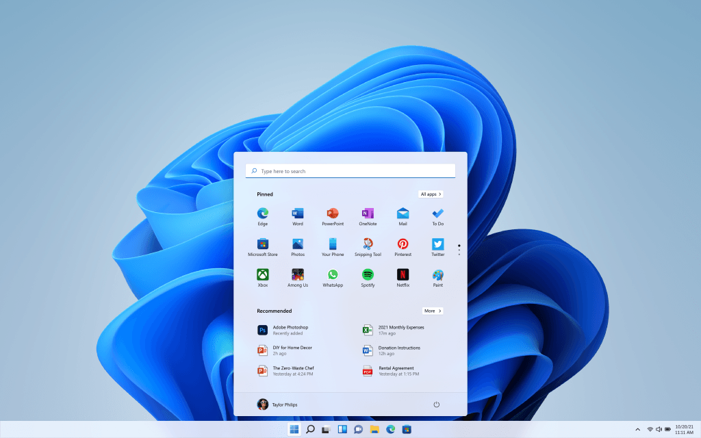 Windows 11 bureaublad