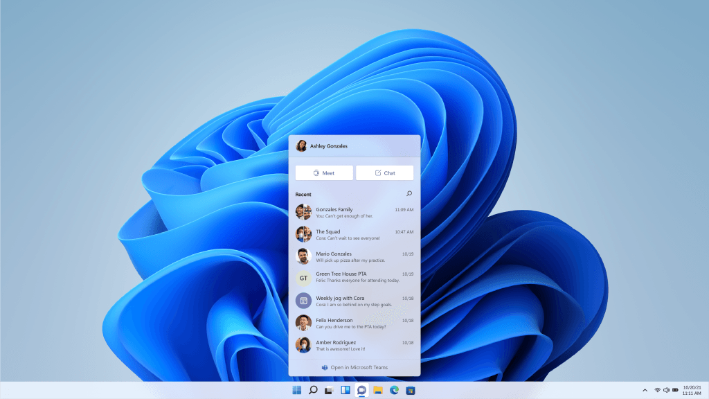 Windows 11 teams