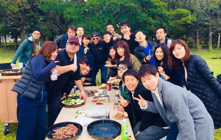 お花見BBQ@庄内緑地公園