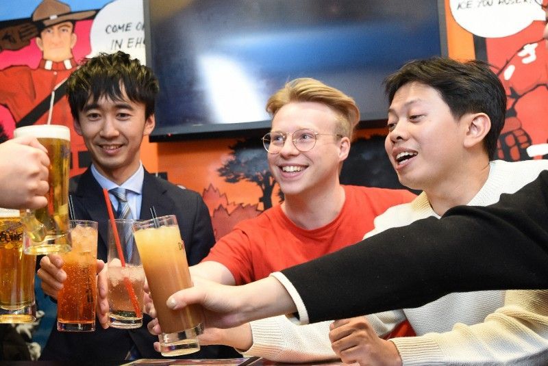 Free Talk Lesson with food and drink in Nagoya