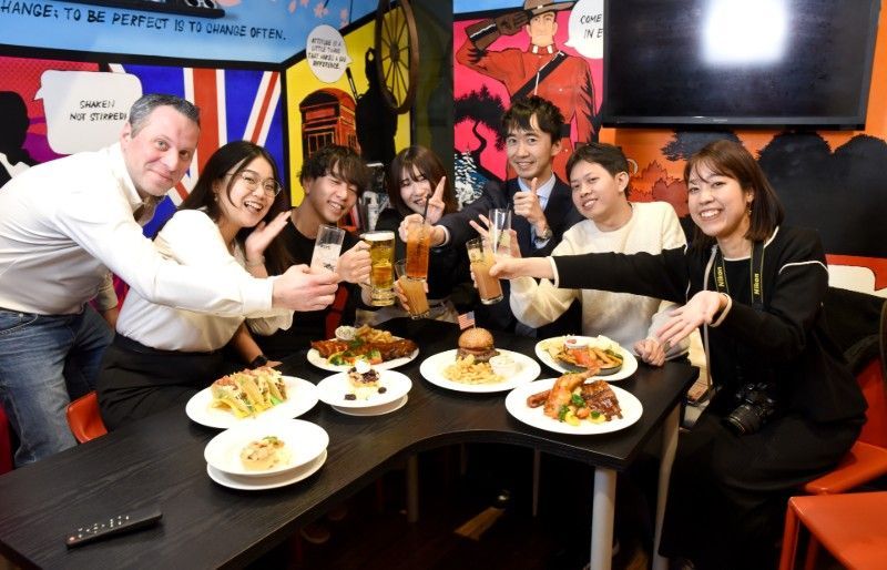 Free Talk Lesson with food and drink in Nagoya