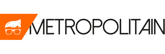 Logo de la Métropole avec icône orange et texte gris sur fond blanc