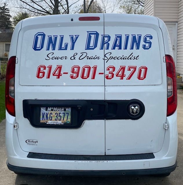 White van with