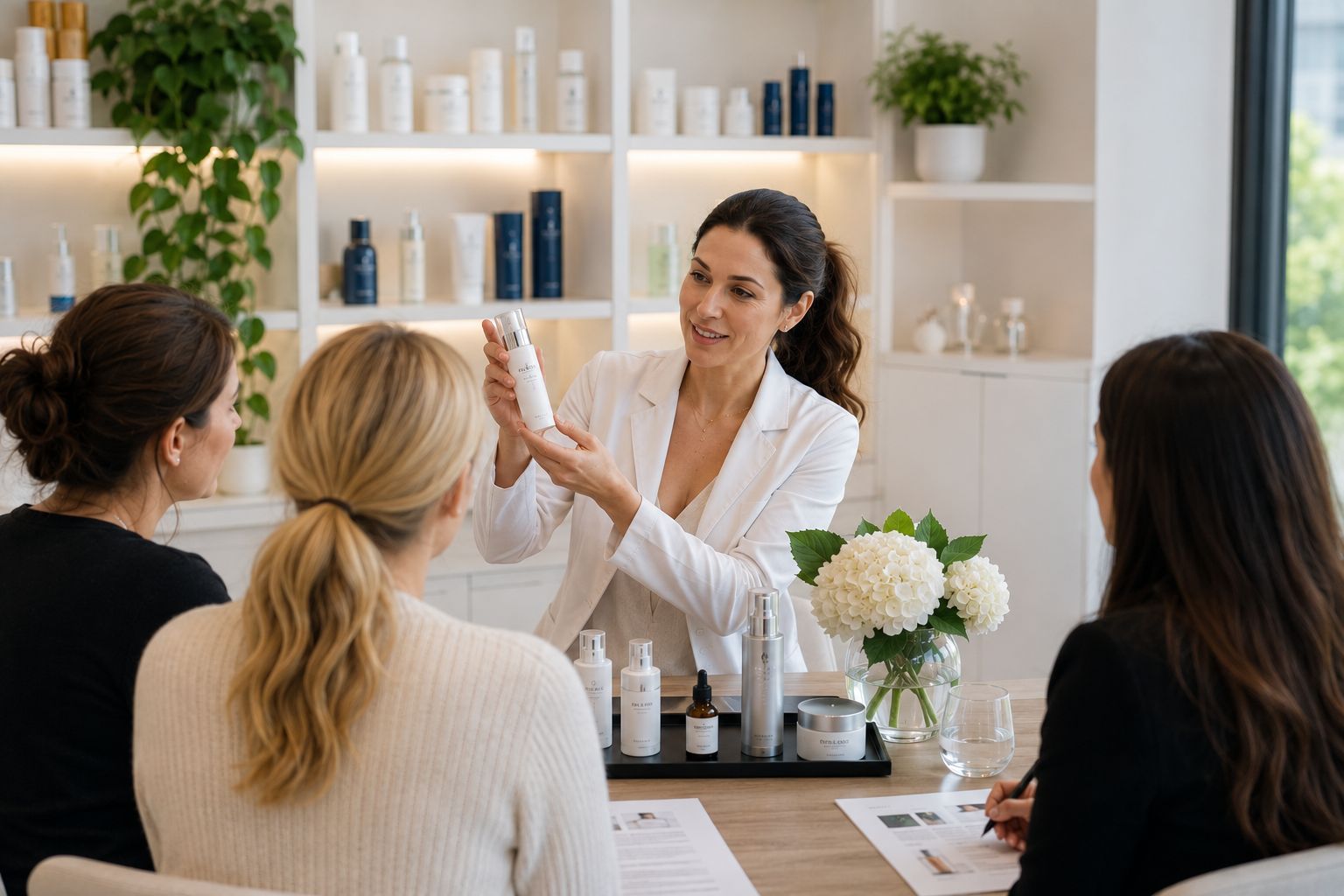 Professional skincare product education and clinic training with Elite Derma Distribution in Canada