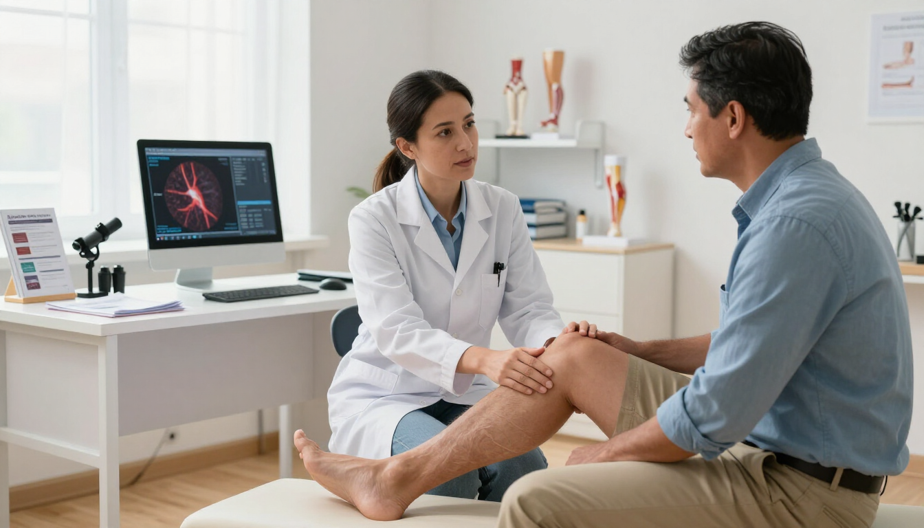 Healthy legs walking after varicose vein treatment