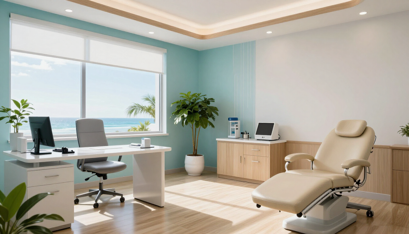Modern vein clinic interior in Florida