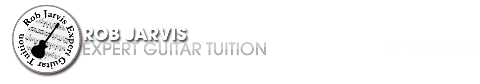 Rob Jarvis expert Guitar Tuition business logo
