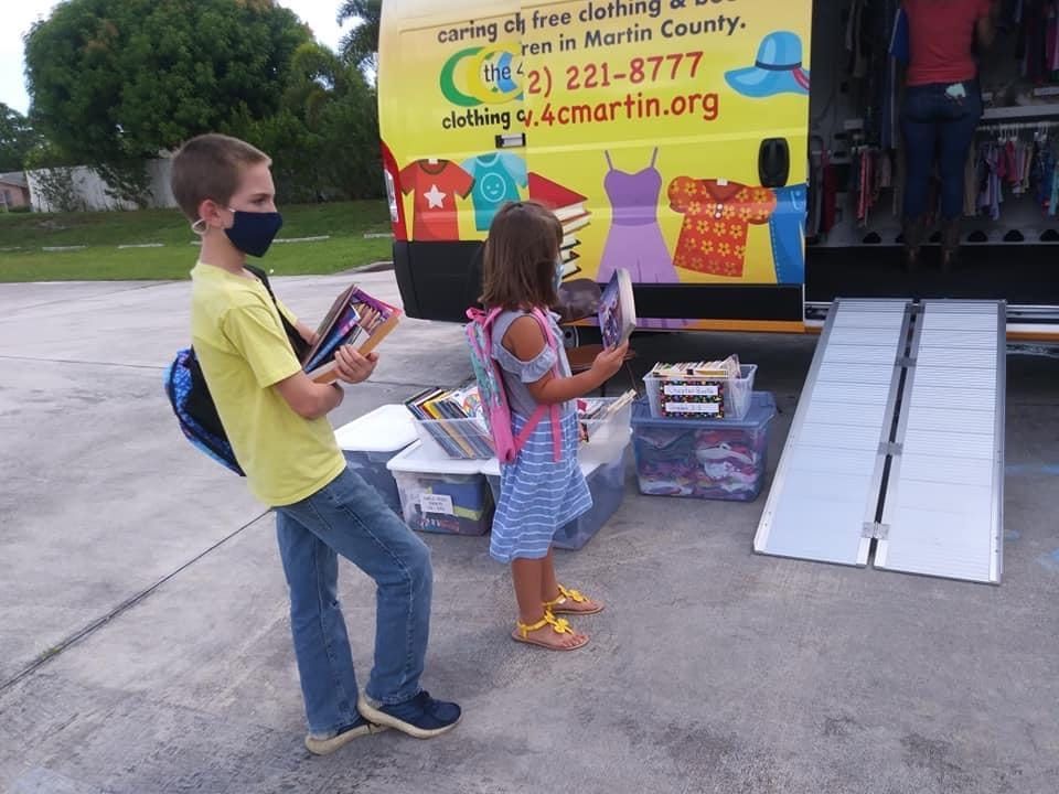 Children reading books
