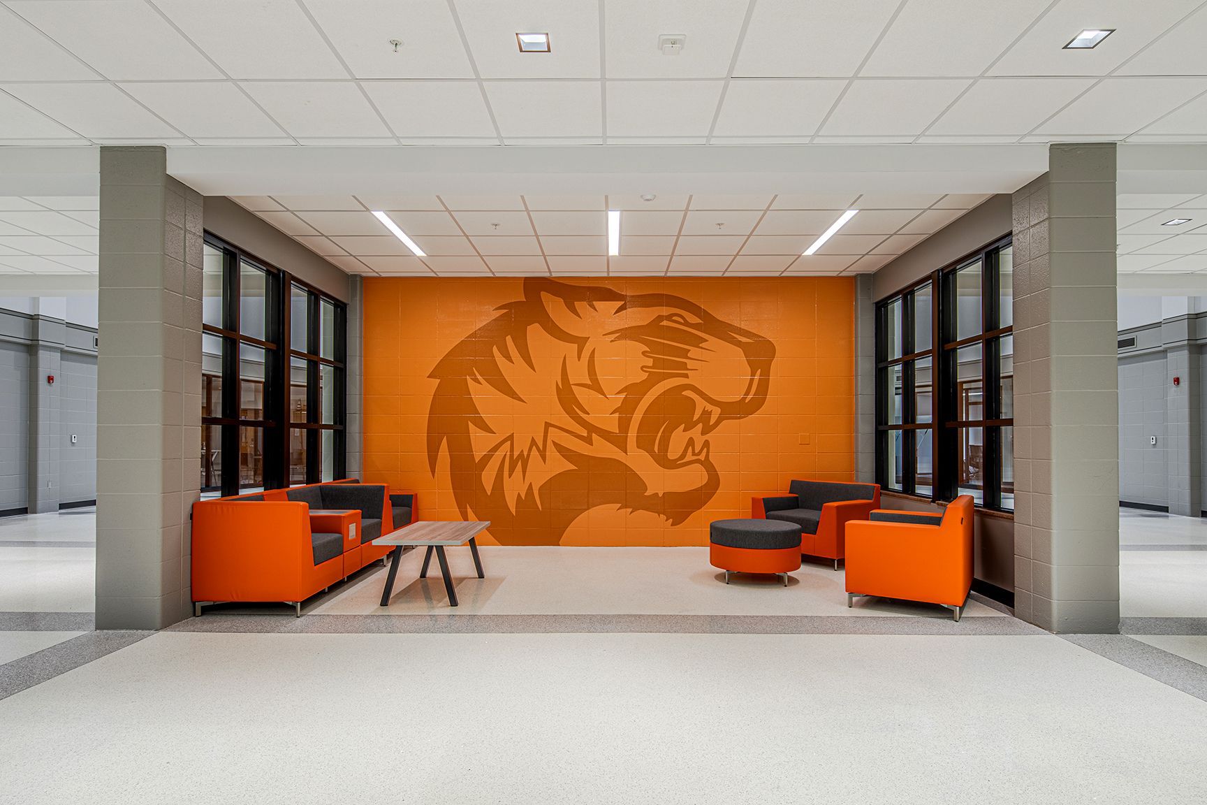 Warsaw HS mural