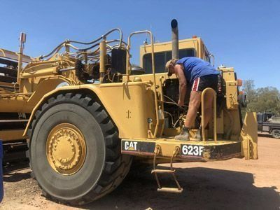 Man Working on a Heavy-duty Vehicle — Plant Operator Courses Port Stephens
