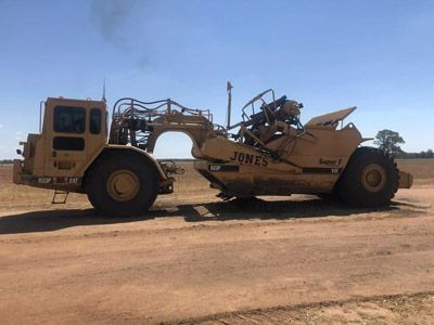 Side View of Heavy Machinery — Plant Operator Courses Port Stephens