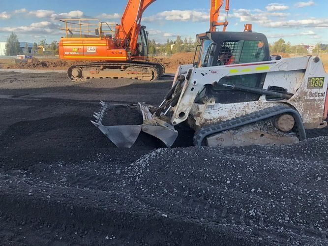 Heavy Equipment Parked in Sands — Statement of Attainment Central Coast