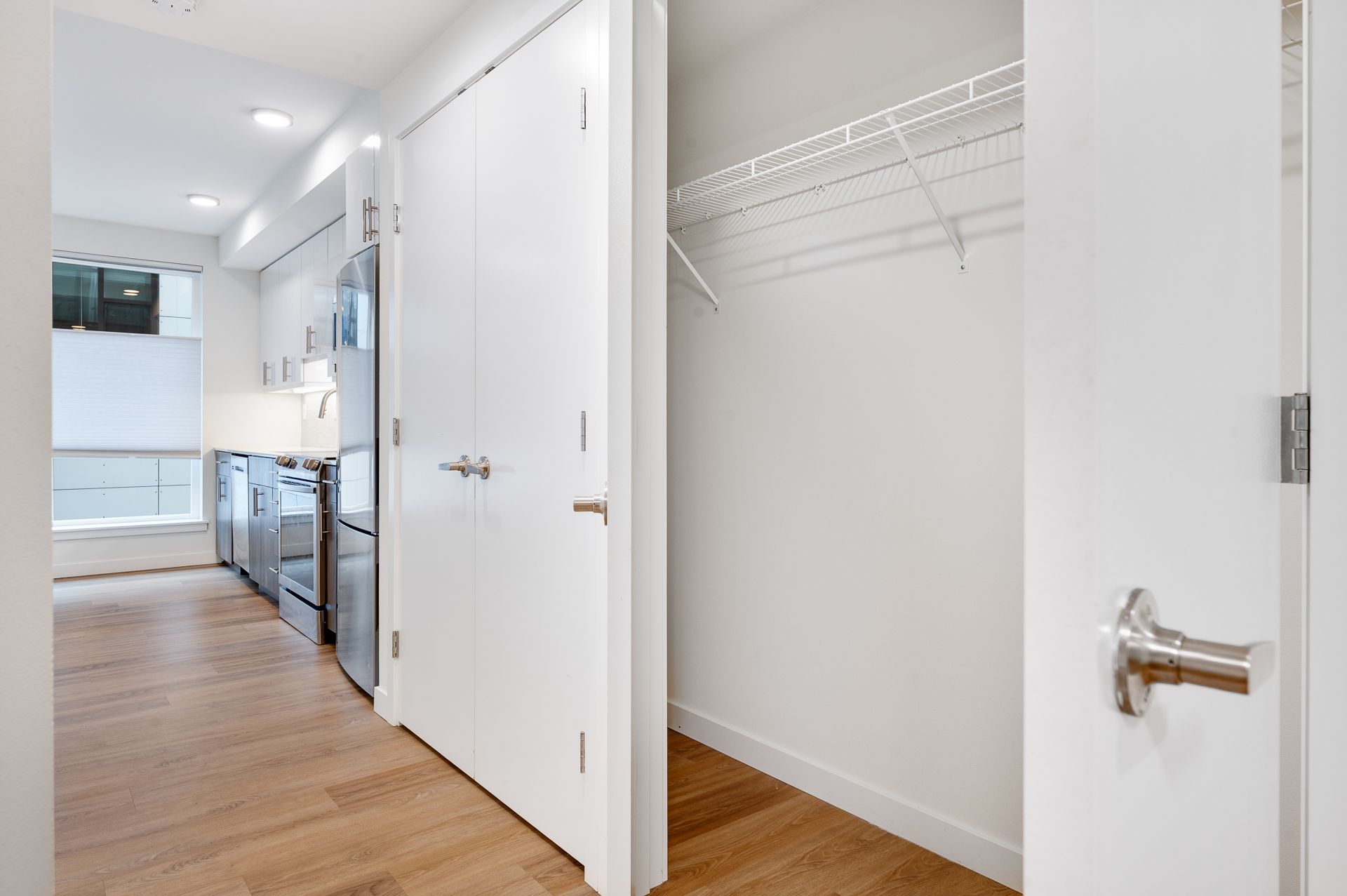 Photo of a linen closet 