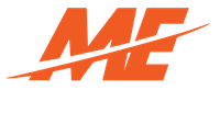 Orange stylized “MC” logo with a diagonal line through it