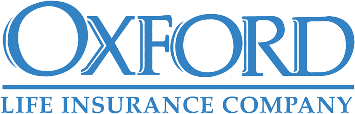 Oxford Life Insurance Company logo in blue text with a stylized “O” icon