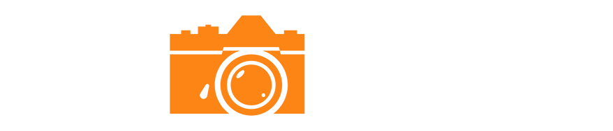 Orange camera icon.