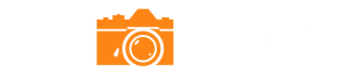Orange camera icon on a white background
