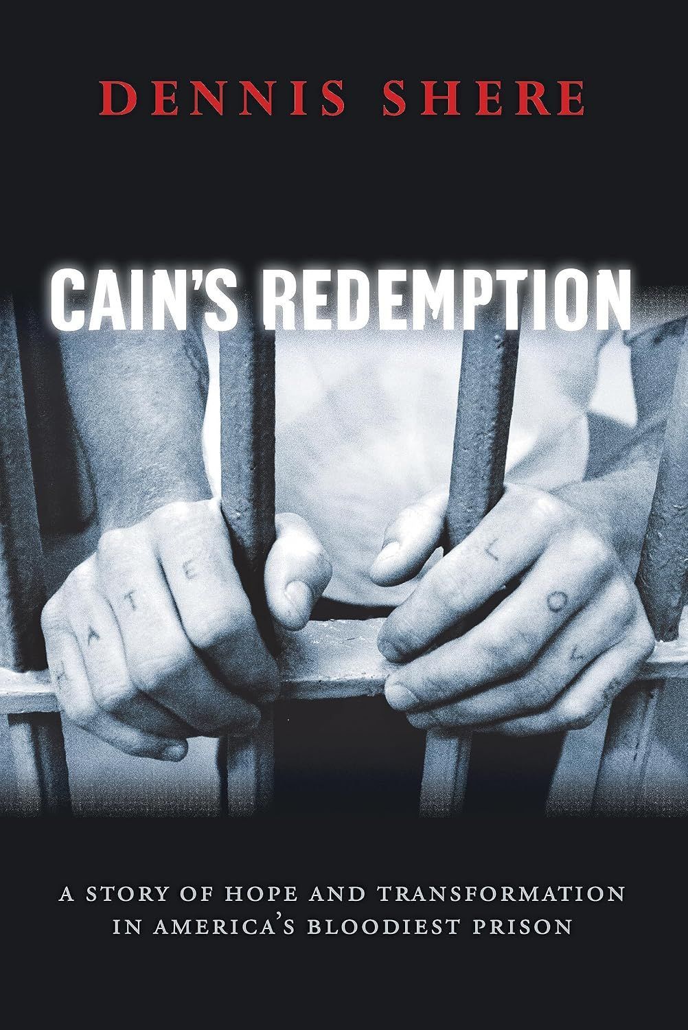 Black-and-white book cover showing hands cuffed on the floor, titled “Mills Redemption”