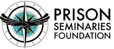 Logo reading &ldquo;Prison Seminaries Foundation&rdquo; with a compass-like emblem in teal, black, and white