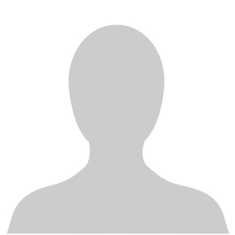 Gray generic user avatar silhouette on a white background