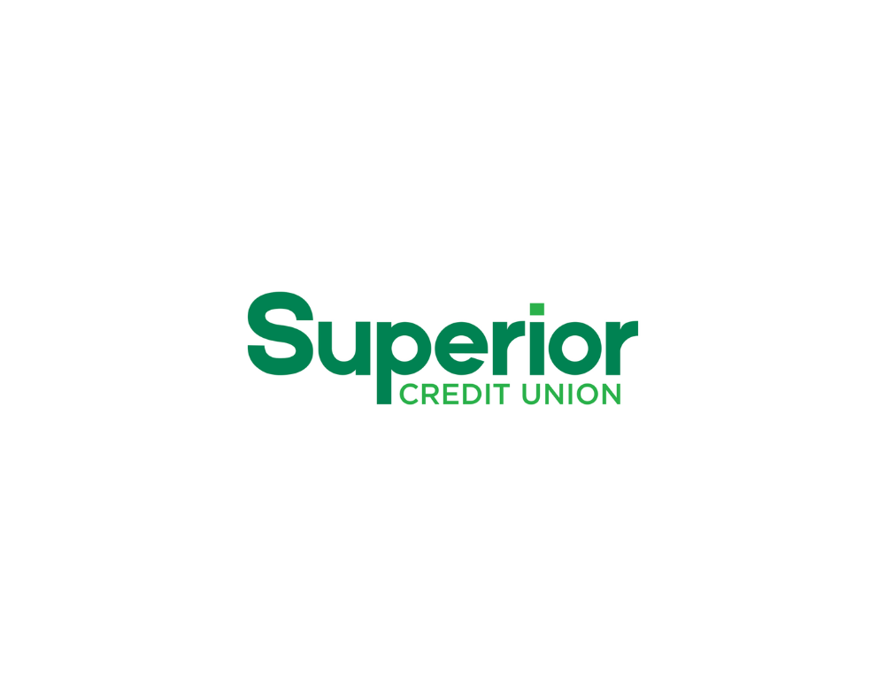 Superior Credit Union logo in green on a white background