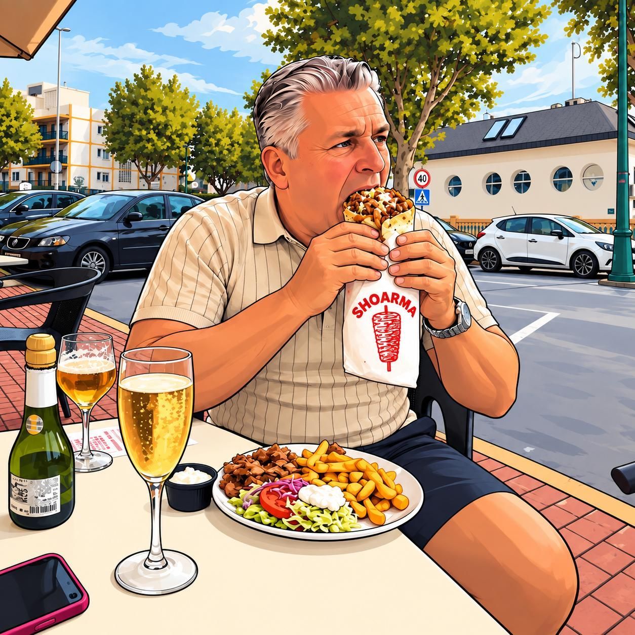 Beste klant Sjaak Shoarma La Marina