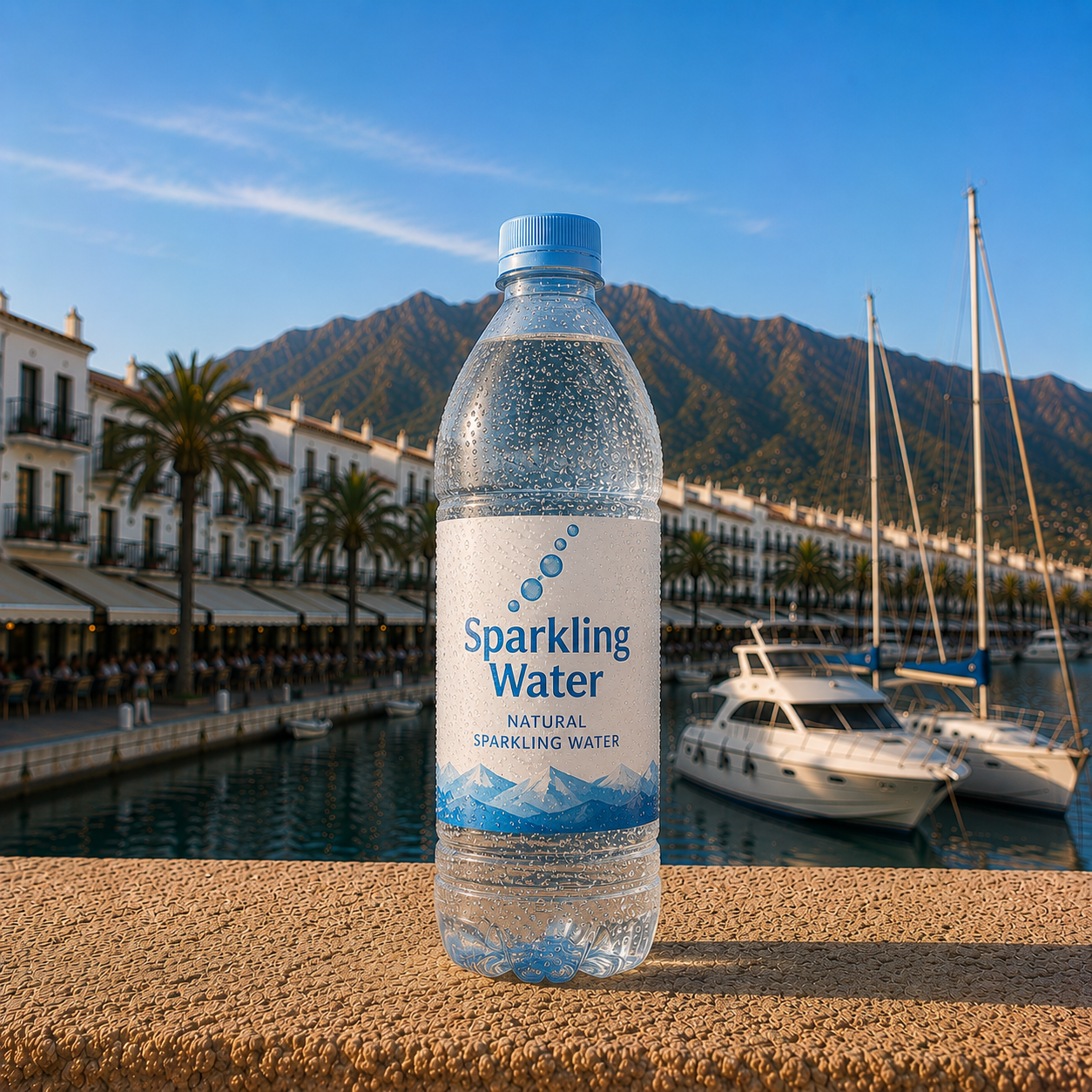 Bottle of Sparkling Water - menu - Shoarma la Marina