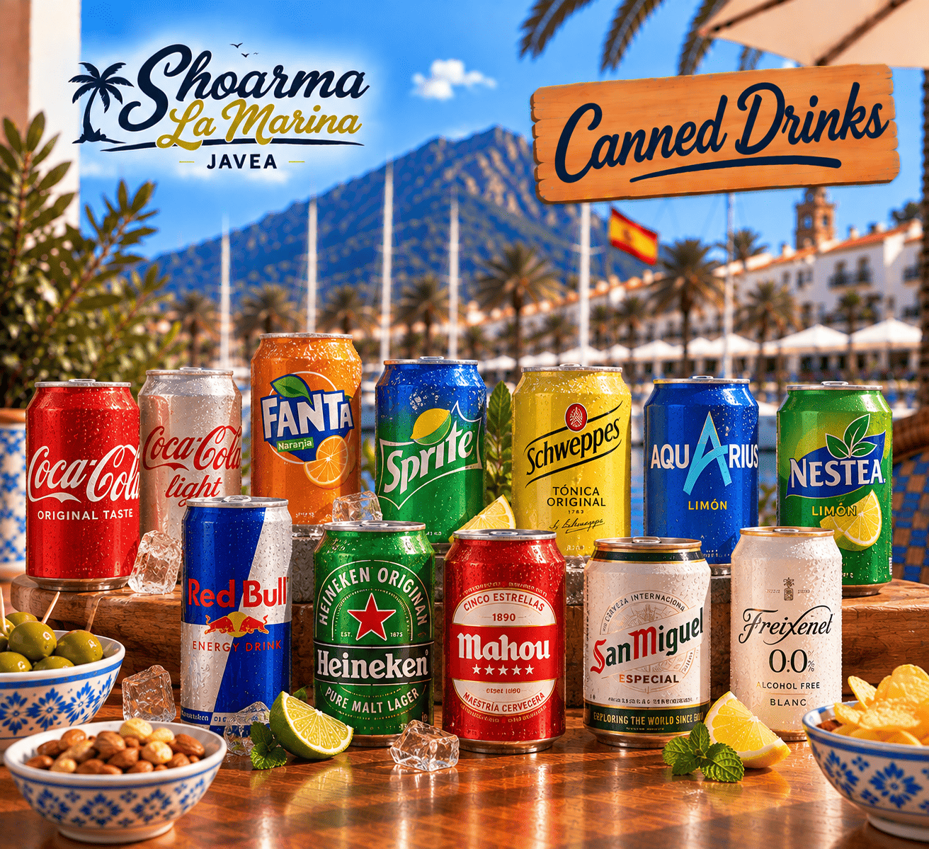 Canned Drinks category menu