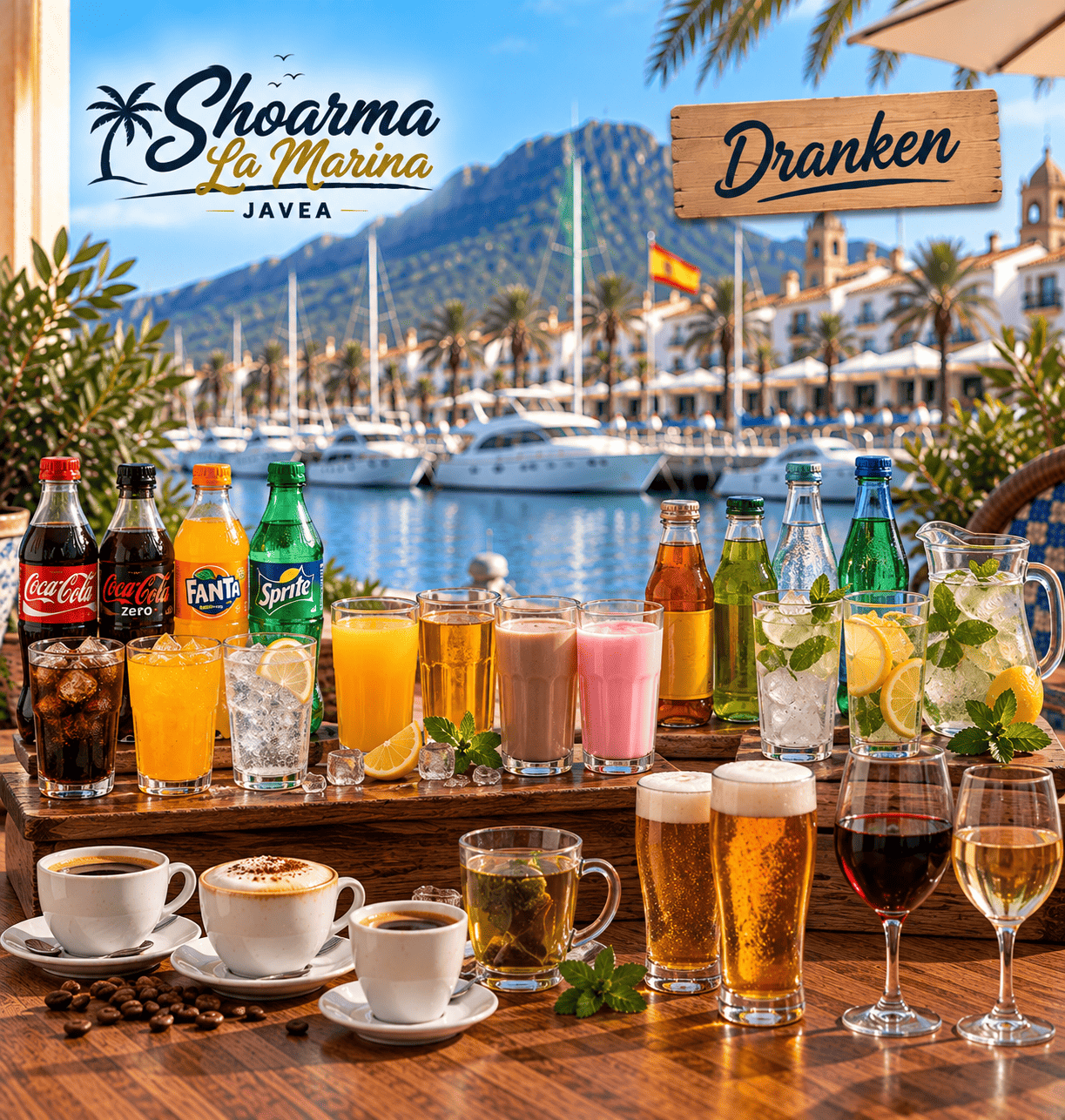 Drinks categorie menu