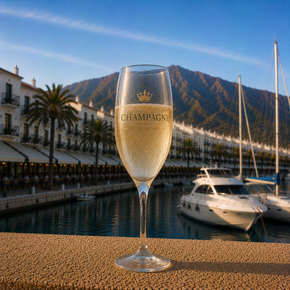 Glass of Champagne - menu - Shoarma la Marina
