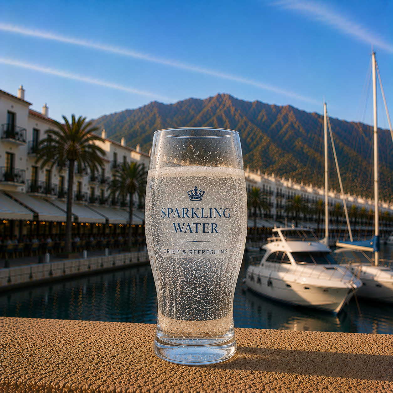 Bottle Sparkling water product