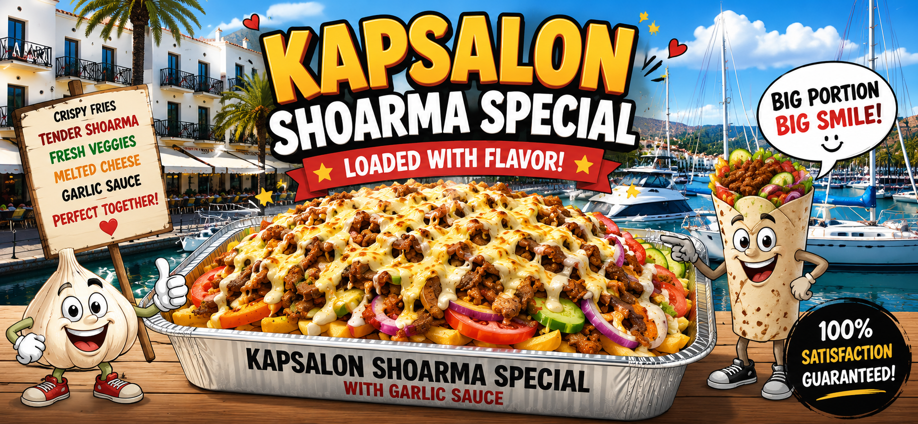 Kapsalon Shoarma Special - Fresh, loaded and full of flavor