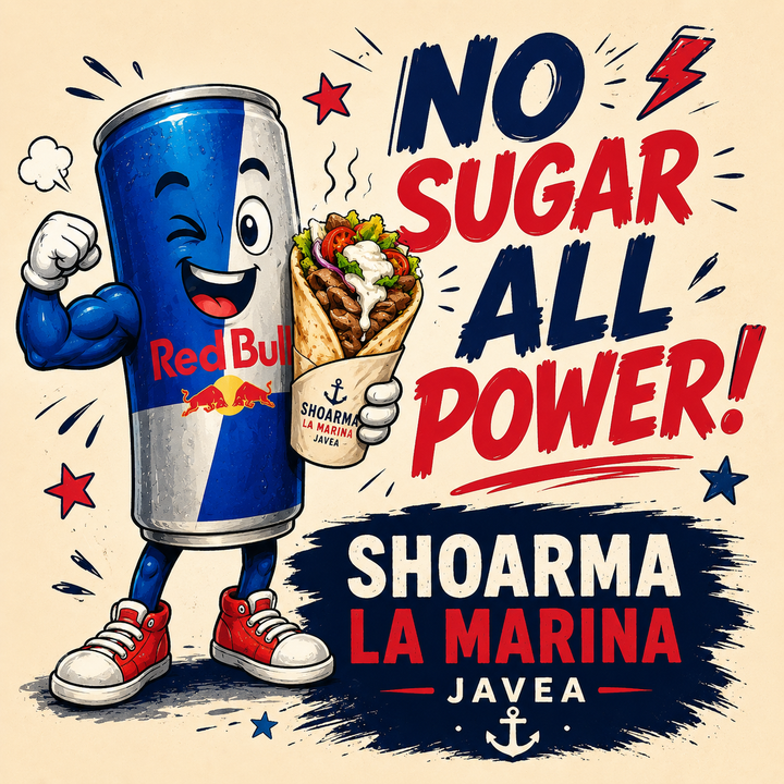 Red Bull Power Shoarma La Marina Xabia