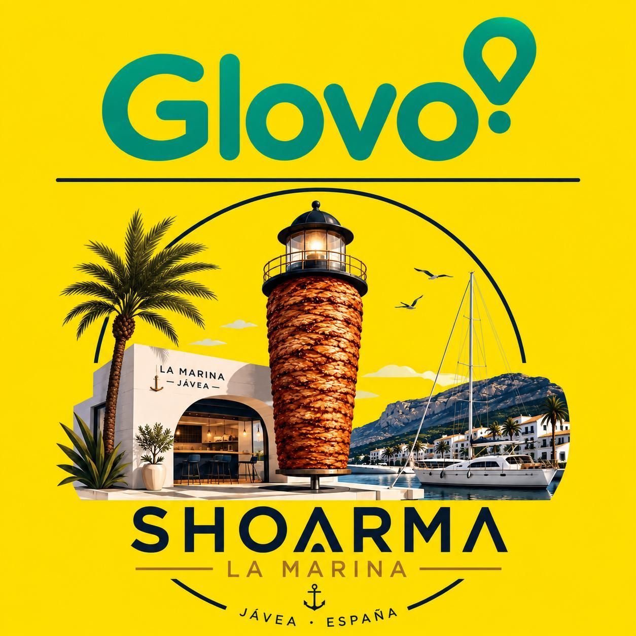 Shoarma La Marina Glovo bezorgpartner Javea