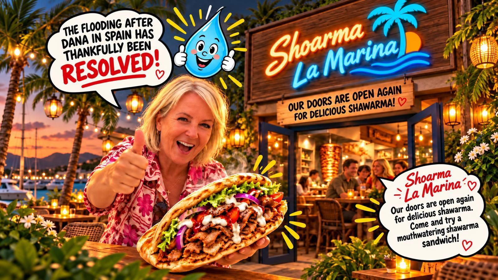 Shoarma La Marina Jávea is back Friday 6 november