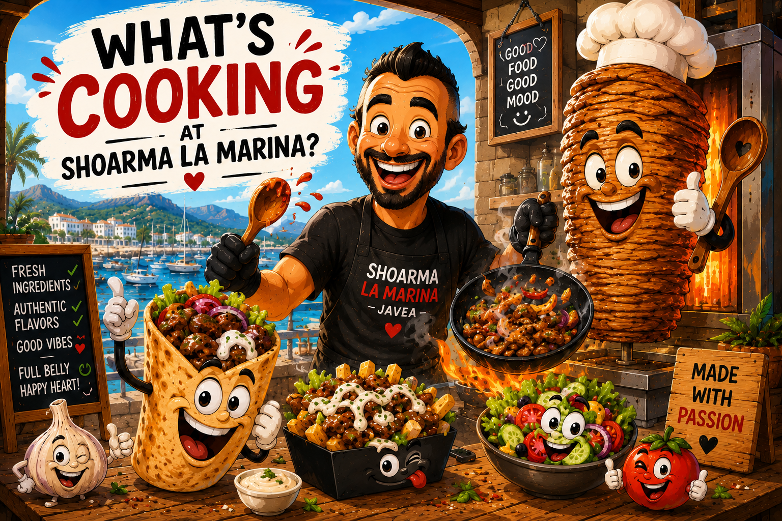 Shoarma and kabab by Shoarma La Marina Javea